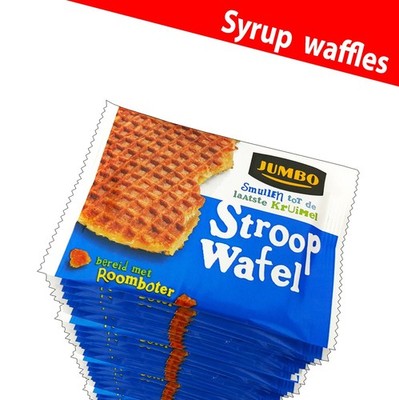 FREE SHIPPING 15 till 30x Caramel & crispy syrup waffle cookies (stroopwafels)