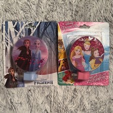 Disney Frozen II and Princess LED Night Lights - Blue and Pink