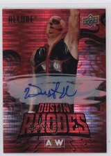 2024 Upper Deck Allure AEW Red Pulsar Auto Dustin Rhodes #22 Auto 17an
