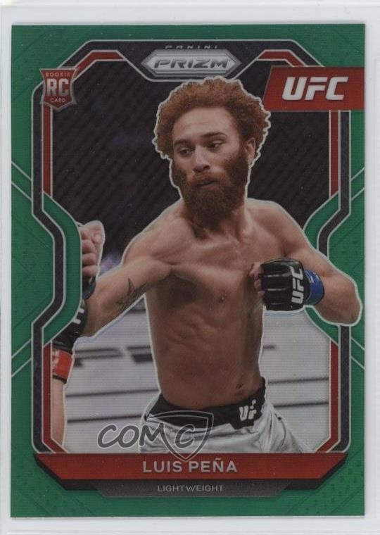 2021 Panini Prizm UFC Green Prizm Luis Pena #27 Rookie RC 1ez8