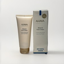 AHAVA Dead Sea Water Mineral Foot Cream - Nourishes Hydrates 100 ml. / 3.4 fl.