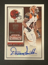 Derron Smith 2015 Panini Contenders Rookie Ticket Auto 172 RC Bengals
