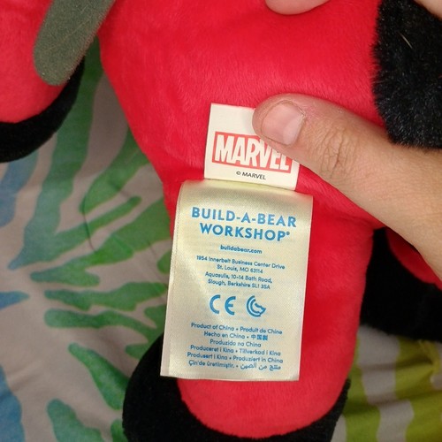 Build A Bear Marvel Comics Deadpool Bear W/Swords - Picture 8 of 9