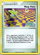 Warp Point 84/100 Uncommon Crystal Guardians Pokemon Reverse Holo Lightly Played on eBay