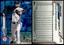 2020 Topps Chrome Sapphire Edition - Jordan Lyles #U-212 - Texas Rangers