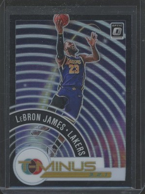 2020-21 Panini Optic Lebron James #9 Holo Prizm T-Minus 3...2...1 Lakers