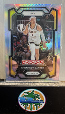 2024 Monopoly Prizm WNBA Chennedy Carter Silver Prizm #52 Chicago Sky