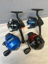 2 Spinning and 2 Spincast Reels / ZEBCO / OZARK TRAIL / HW 200-6 / Great Shape!