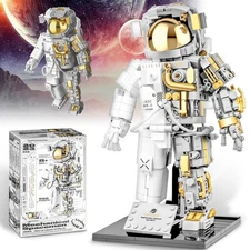 blast orby Space Astronaut Building Block Set, 966 Pcs Astronaut Building Set...