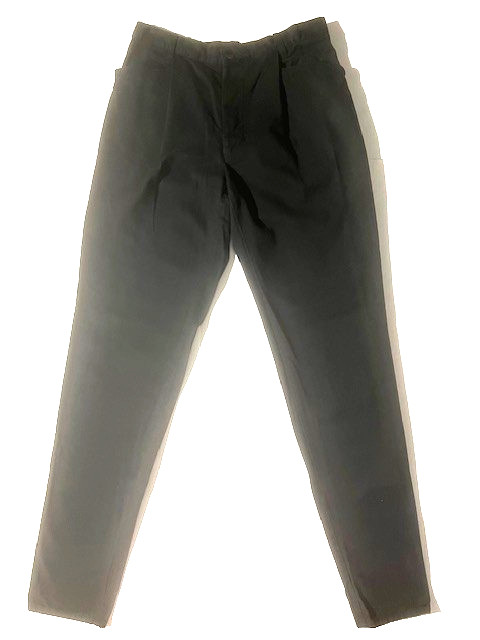 Romeo Gigli, Vtg 90s New ROMEO GIGLI Mens Blk Cotton Pleat Front Slim Pant Trousers 30 Italy