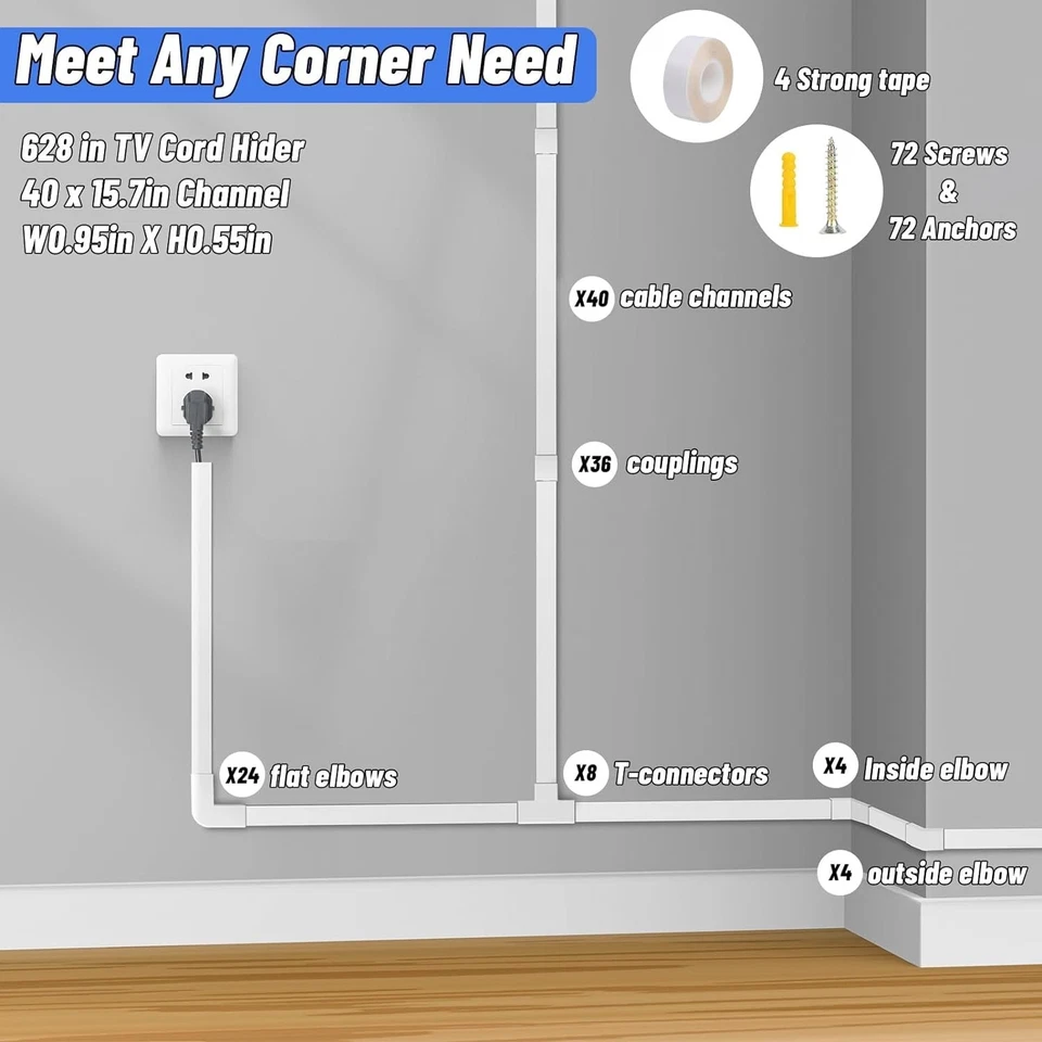 Cable Raceway 套装 - 涂色绳遮瑕膏 — 第 4/4 张图片