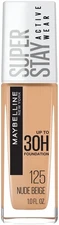 Maybelline Super Stay 30 HOUR Foundation #125 NUDE BEIGE NEW SEALED!