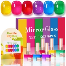 6 Pcs 15 ML Gel Polish Set Same Color Same Bottle Soak off Gel Polish Kit Nail A