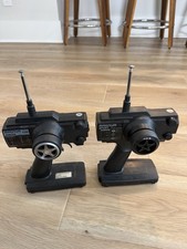 (2)Futaba Magnum  RC Controllers (1) Junior (1) Sport Need Battery Trays