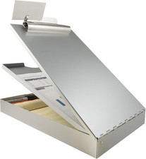 Saunders Cruiser-Mate Aluminum Dual Storage Clipboard, Letter Size 8.5X11 Recy