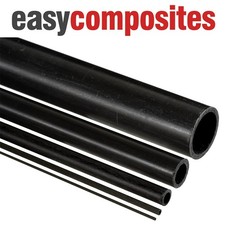 Pultruded Carbon Fibre Tube in 1m (1000mm) Length