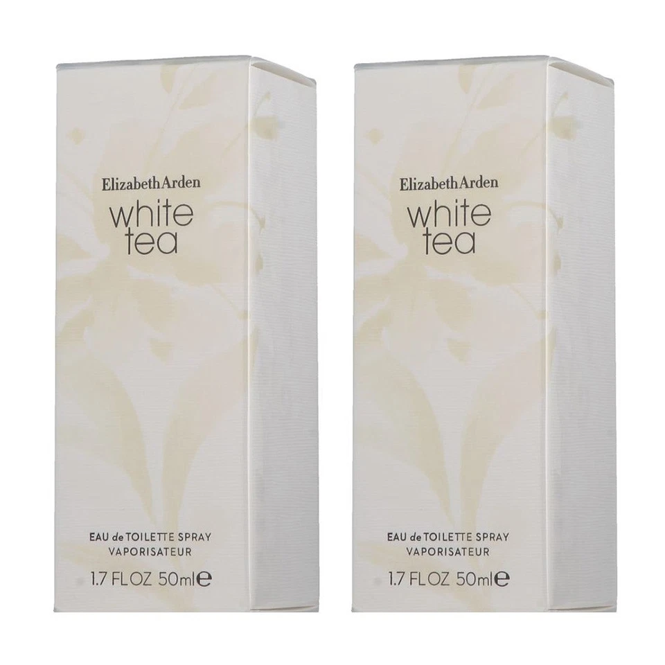 2x Elizabeth Arden White Tea EDT 50ml - Photo 1/2