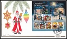 Artist JENNIFER TOOMBS Signed 2010 GB Christmas M/S Hand Painted Benham FDC