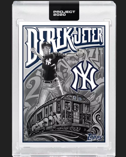 Derek Jeter Rookie Card 1993 Topps PROJECT 2020 No. # 219 - by MisterCartoon GTA
