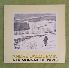 Andre Jacquemin a la Monnaie de Paris - 1983 expo book honoring the artist