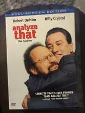 Analyze That DVD Full Frame Robert De Niro Billy Crystal Comedy Classic L Kudrow