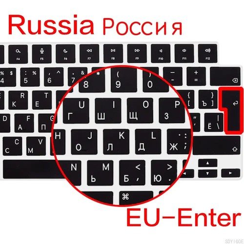 Keyboard Cover For 2005 - 2022 New M2/M3 Macbook Pro /Air 13/15/13.6/16/12 inch - Photo 154/186