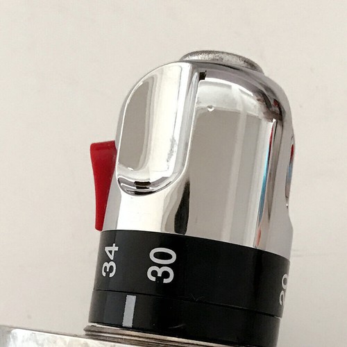 MANIGLIA CONTROLLO TEMPERATURA TERMOSTATICO BAGNO DOCCIA MISCELATORE VALVOLA RUBINETTO 24 Denti - Foto 6 di 7