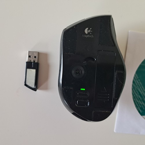 Logitech Laser Funk Mouse mit gebrauchsspuren - Bild 2 von 4