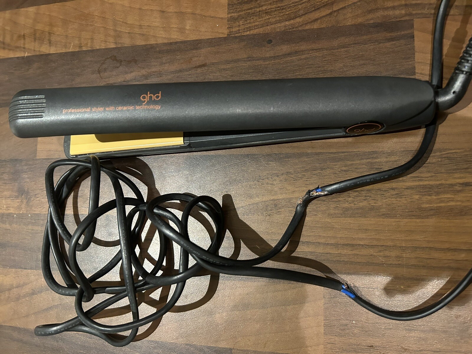 GHD Black Hair Straighteners for spares or repairs eBay
