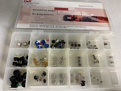 NOS C&K Components Automotive Market Tact & Key Switches Kit BOX 