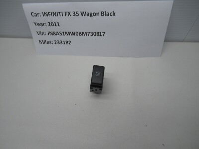 2010-2011 INFINITI FX35 VDC OFF Control Switch L13242AA600 OEM
