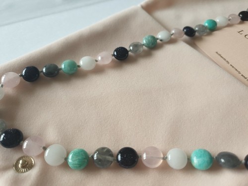 LOLA ROSE JENNIFER NECKLACE BLUE 