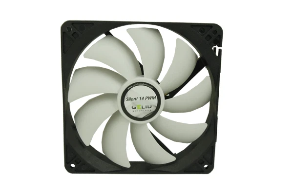 Gelid Solutions Silent 14 PWM 140mm 14cm PWM Quiet PC Case Fan 74.5CFM 1200RPM - Image 2 of 3
