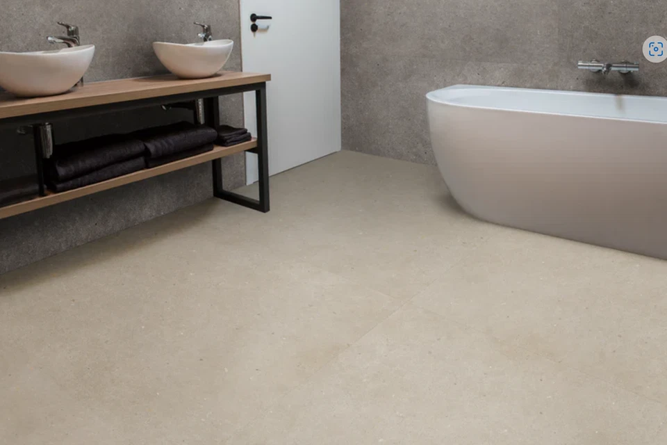 48"x48" Cementi- Sand Beige Matte Finish Porcelain Large Format Tile - Image 2 of 4
