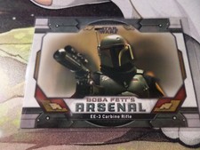 Star Wars Topps The Book Of Boba Fett parallel card arsenal EE 3 carbine BA-9