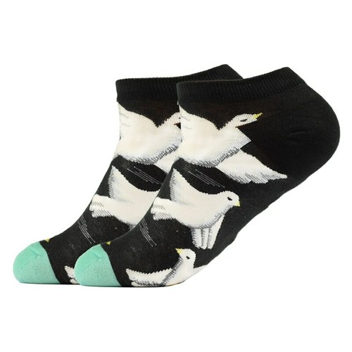Summer Womens Ladies Cotton Ankle Socks Funny Low Cut Casual Dress Crew Socks - Picture 8 of 37