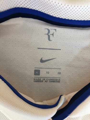 nike roger federer tennis Advantage polo shirt NWT size XL mens - Picture 7 of 11