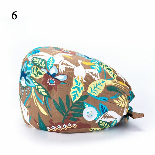 Unisex Nurse Doctor Hat Surgical Scrub Cap Medical Dentist Teeth Dental Cap UK - Picture 66 of 111