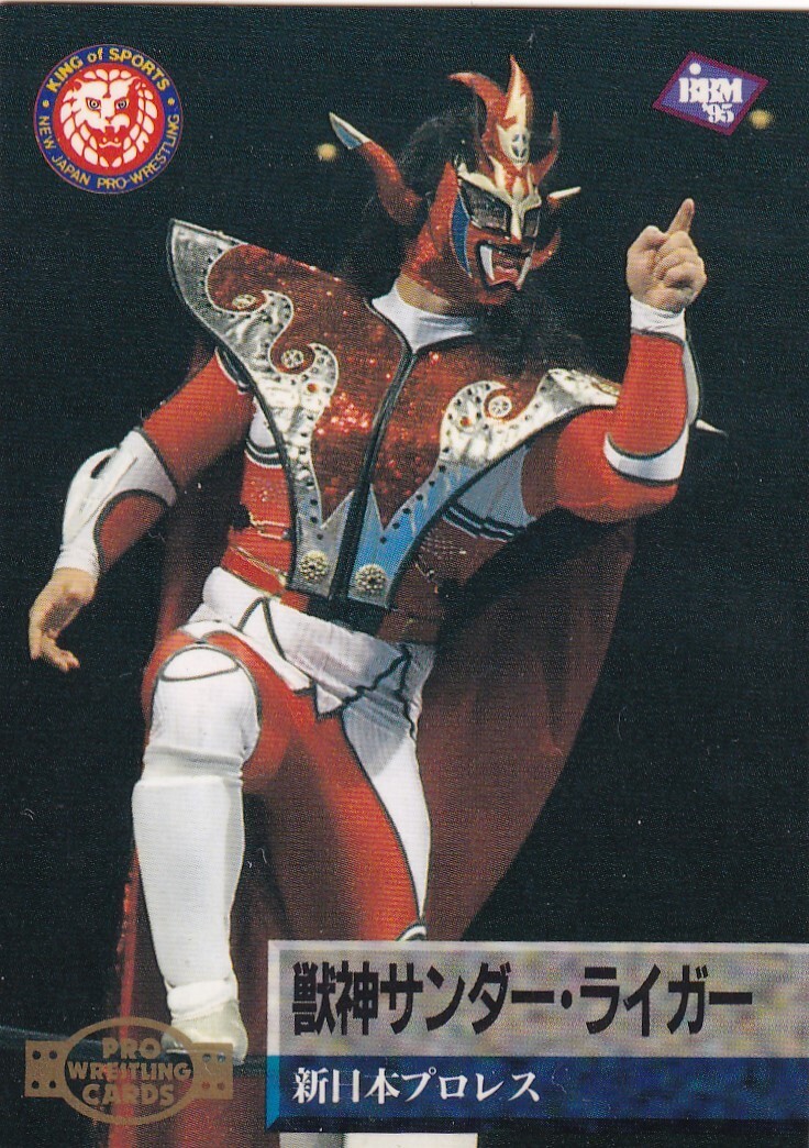143 Jyushin Thunder Liger BBM 1995 pro-wrestling Card Japan