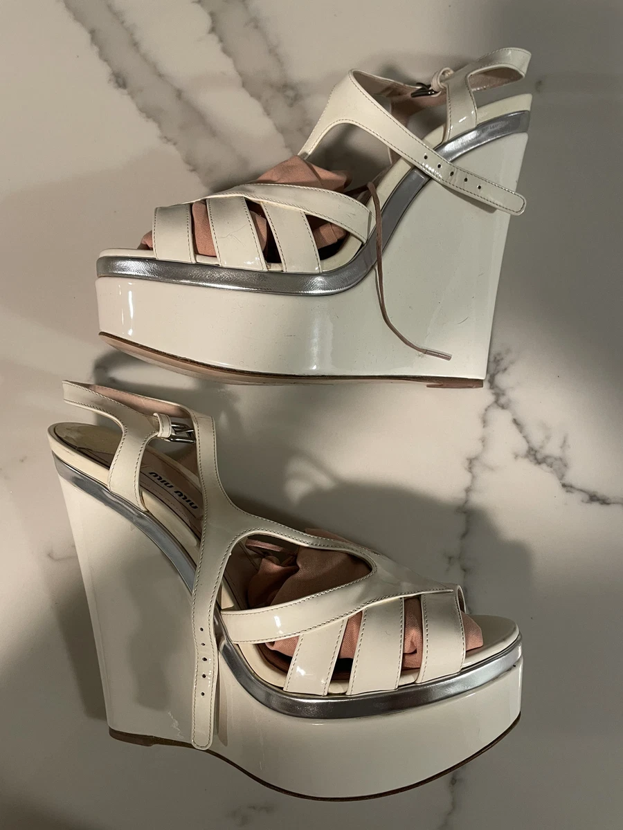 White Miu Miu Heels for Women for sale | eBay