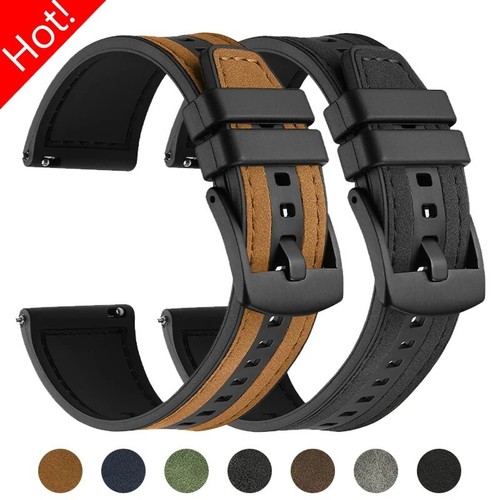 22mm Leather Silicone Strap for Huawei Watch GT5 5Pro GT4 46mm Replacement Band