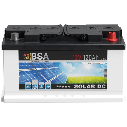 Solarbatterie 120Ah 12V USV Wohnmobil Versorgungsbatterie Boot Batterie 100AH - Bild 2 von 4
