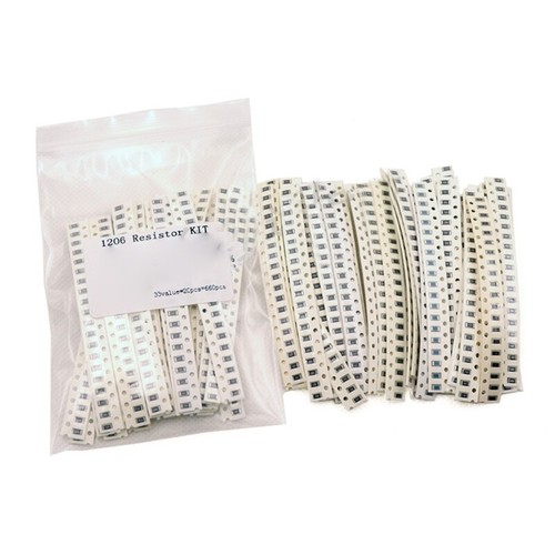 Versatile Selection Resistors 33 Types Chip Resistors Total 660pcs 1% Error - Zdjęcie 4 z 6