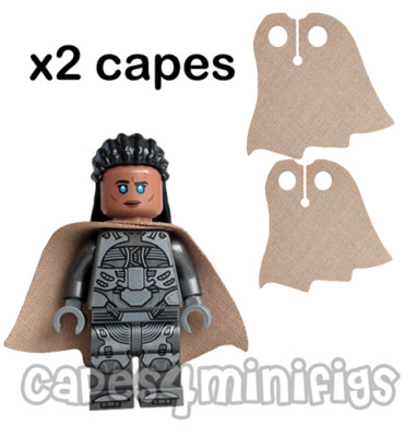 Zwei CUSTOM CAPES für Ihre Lego Mateo oder Dr. Liet-Kynes Figuren - KEINE MINIFIGUREN