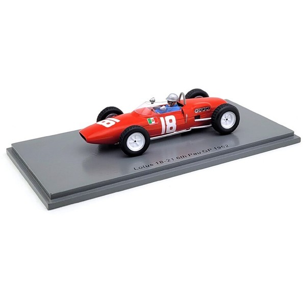 1962 Nino Vaccarella Lotus 18-21 Pau Gp - 1/43 Spark Models-image