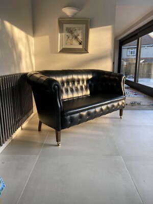 Poltrona Frau Fumoir Seater In Black Leathers UK
