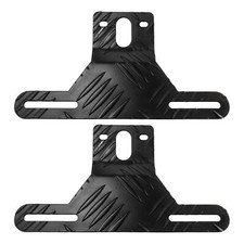 2 Pack Aluminum License Plate Light Bracket for Trailers Trucks Cars Motorcycles