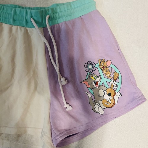 Tom And Jerry Crop Top With Shorts Lounge Wear XS - Picture 2 of 9