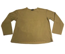 Vintage True Grit Sweatshirt Mens XL Brown Suede Soft Clean V Pullover 90s USA