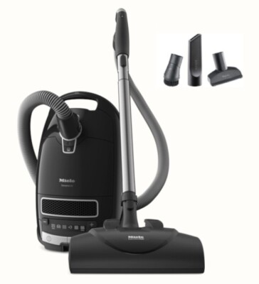 Miele Complete C3 Kona PowerLine Canister Vacuum Cleaner Obsidian Black SGFE0